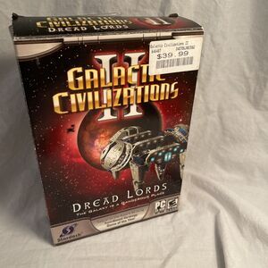 Galactic Civilizations II PC CD Rom Original Release in Box